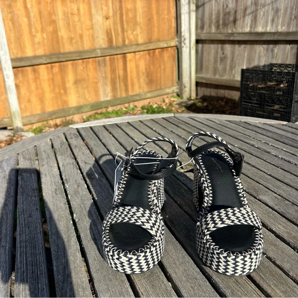 Women's Madeline Woven Platform Sandal universal thread size 6.5‎ zigzag summer